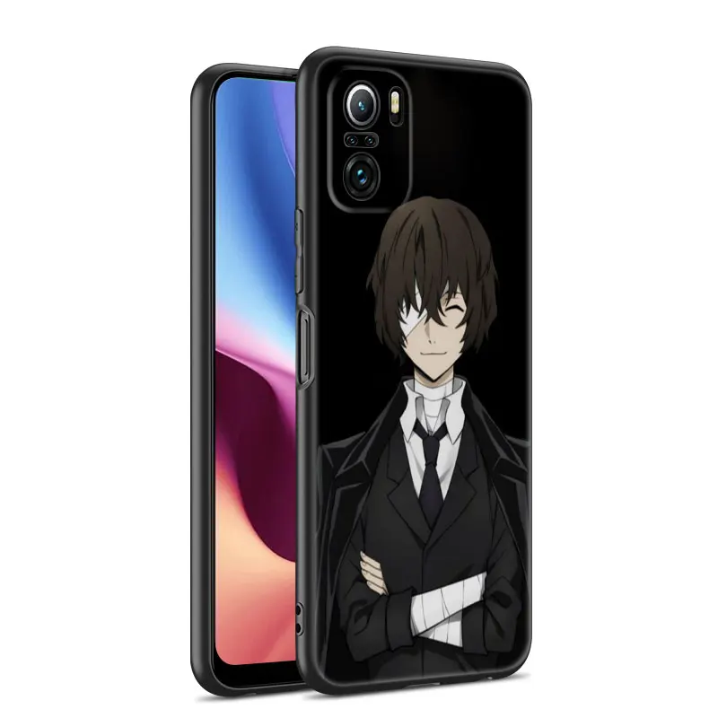 Anime Bungou bezpańskie psy Dazai Osamu skrzynka dla Xiaomi Mi POCO X3 NFC F3 GT M3 10T 11T 11X Pro 11i A2 11 Lite NE 5G CiVi okładka