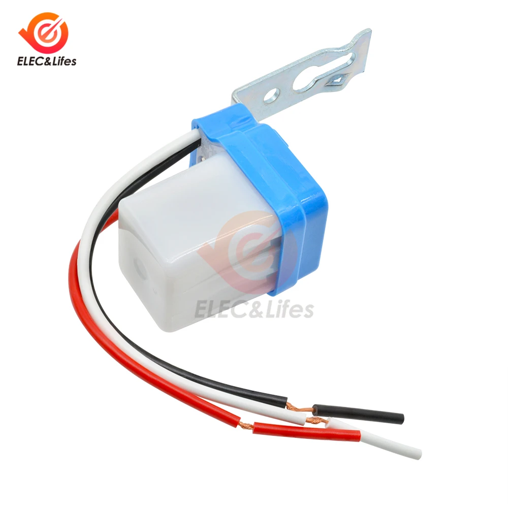 Photocell Street Lamp Light Switch AC 220V 10A AC/DC 12V 24V Automatic ON-OFF Switch Controller Photoswitch Sensor Switch