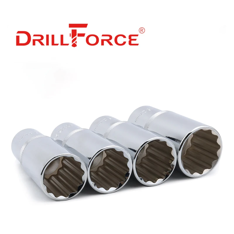 Гаечный ключ Drillforce с трещоткой, 8-36 мм, 1/2 дюйма