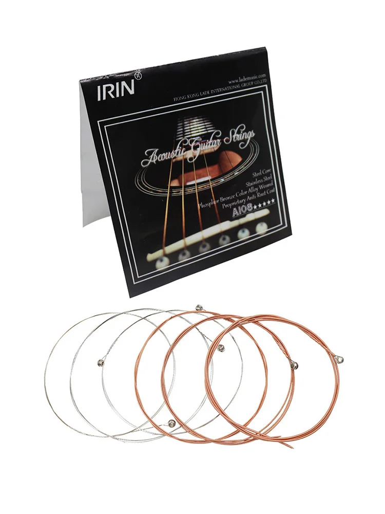 M MBAT Acoustic Guitar Strings Set Stainless Steel Wire Phosphor Bronze Alloy Wound Strings Guitar Music Instrument Accessories