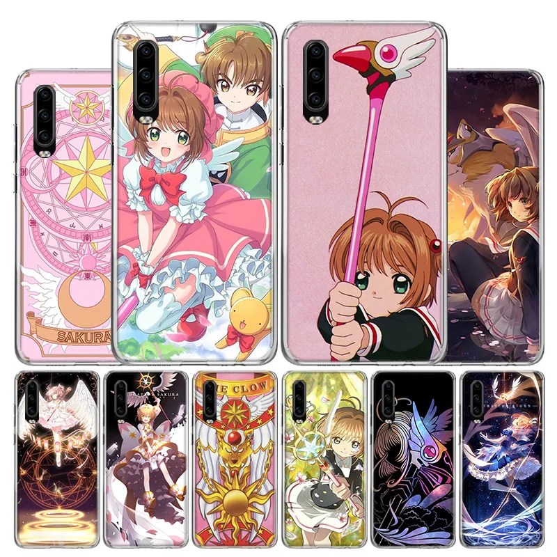 Card Captor Sakura Anime Cover Phone Case For Huawei P30 P20 P10 P40 P50 Pro Mate 20 40 30 10 Lite Popular Fundas Art Gift Coque