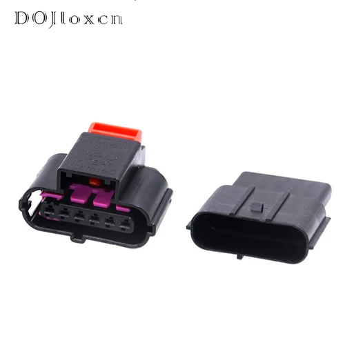 Imagen 2 del producto 1/5/10/20 juegos 6 pines 8K 0973706   Conector negro de enchufe de Pedal de acelerador impermeable para automóvil para Audi VW Skoda VOLVO