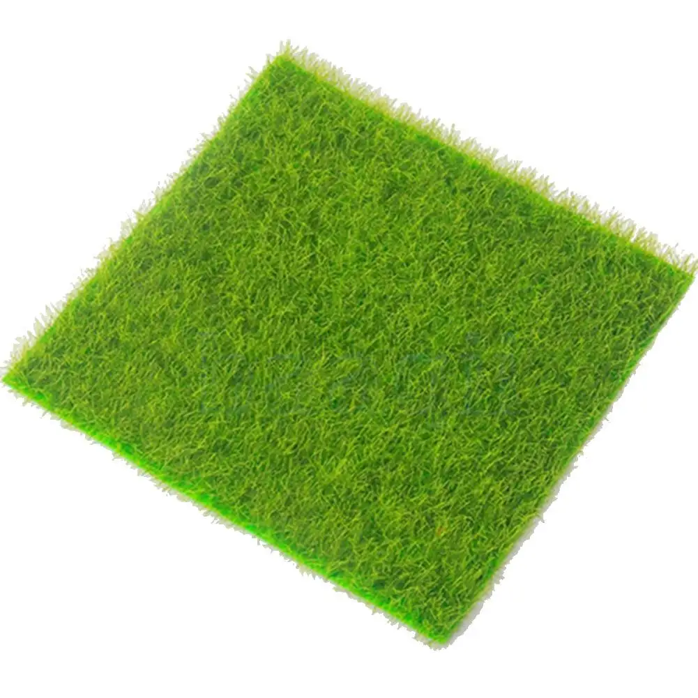 Artificial Grass Fake Lawn Grass Miniature Dollhouse Decor Home Garden Ornament