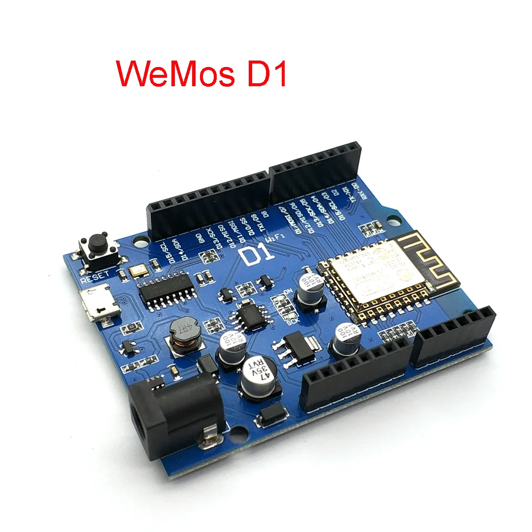 WeMos D1 CH340 CH340G WiFi Development Board ESP8266 ESP-12 ESP-12E Module For Uno IDE UNO R3 Micro USB ONE 3.3v 5v 1A