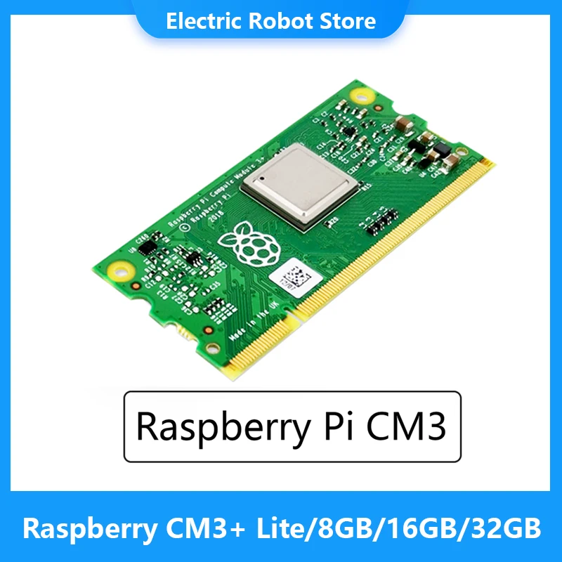 โมดูล Raspberry Pi Compute 3 + Lite/8GB/16GB/32GB1GB RAM 64-Bit 1.2GHz BCM Raspberry Pi 3 SODIMM Connector สนับสนุน Window10