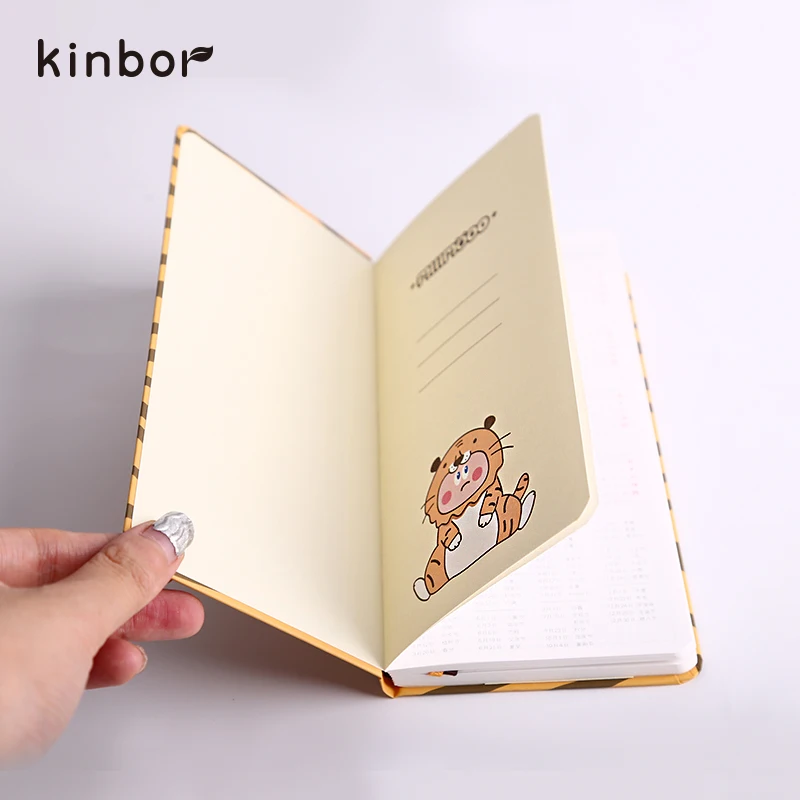 Youpin Kinbor Cute 2022 Weekly Planners Notebook Agenda Portable Pocket 120 Sheets Leather Diary Notepad Office School Supplies