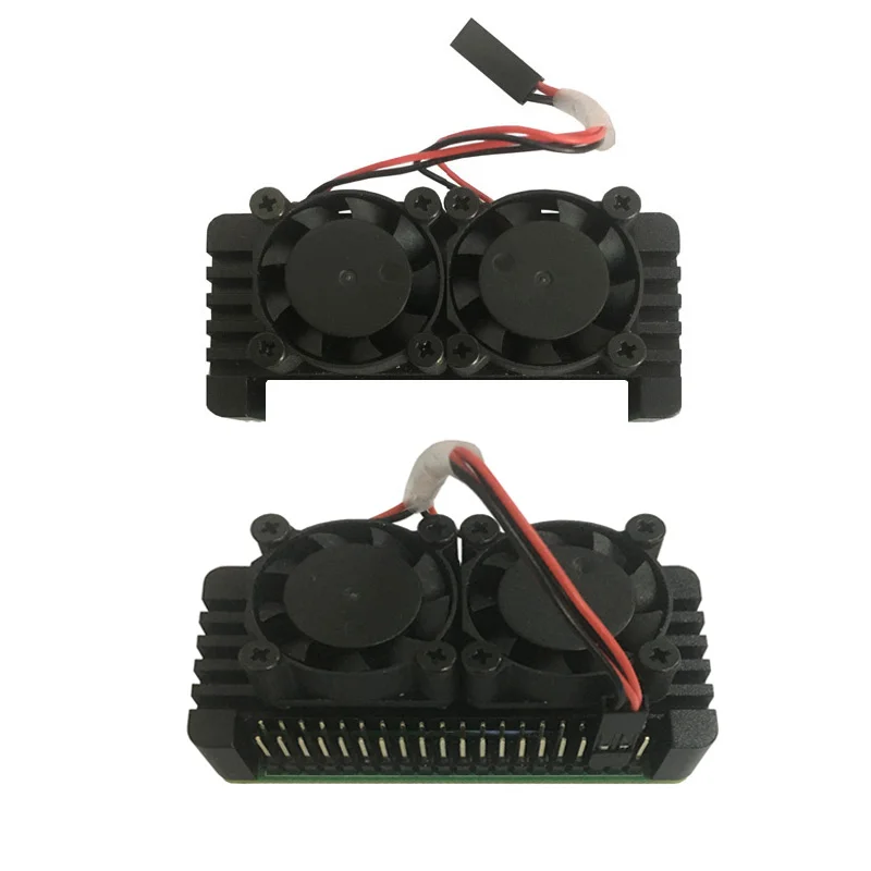 

Raspberry Pi Zero 2W Aluminum Heatsink case and double Fans with Raspberry Pi Zero 2 W