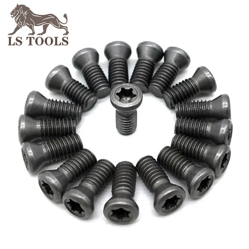 

LS TOOLS face Milling inserts Screw Lathe Turning Tools Inserts Blade Screw Hard Alloy M2 M2.5 M3 M3.5 M4 M4.5 High Quality