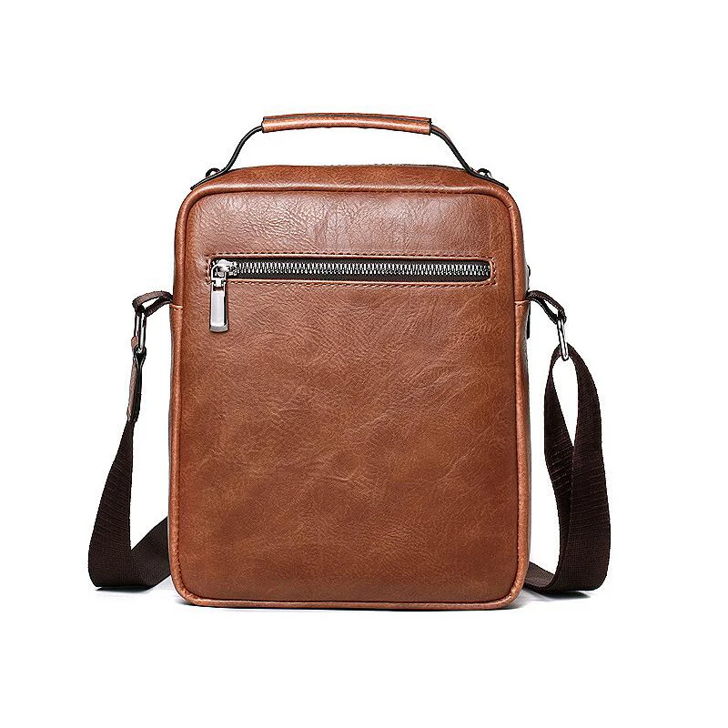 New Stylish Casual Shoulder Bag Men Vintage Crossbody Bags High Quality Male Bag PU Leather Handbag Men Messenger Bags Tote Bag