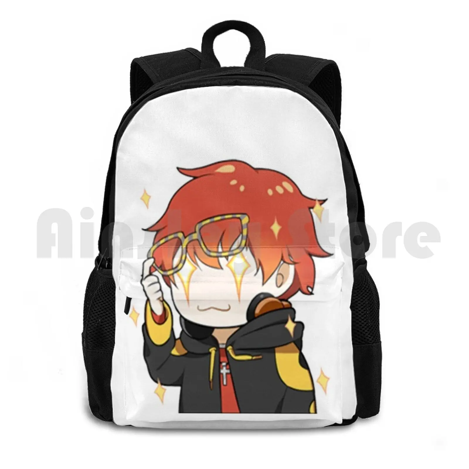 

Mystic Messenger : Sparkly 707 Outdoor Hiking Backpack Riding Climbing Sports Bag Mystic Messenger Mysmes 707 Seven Otome