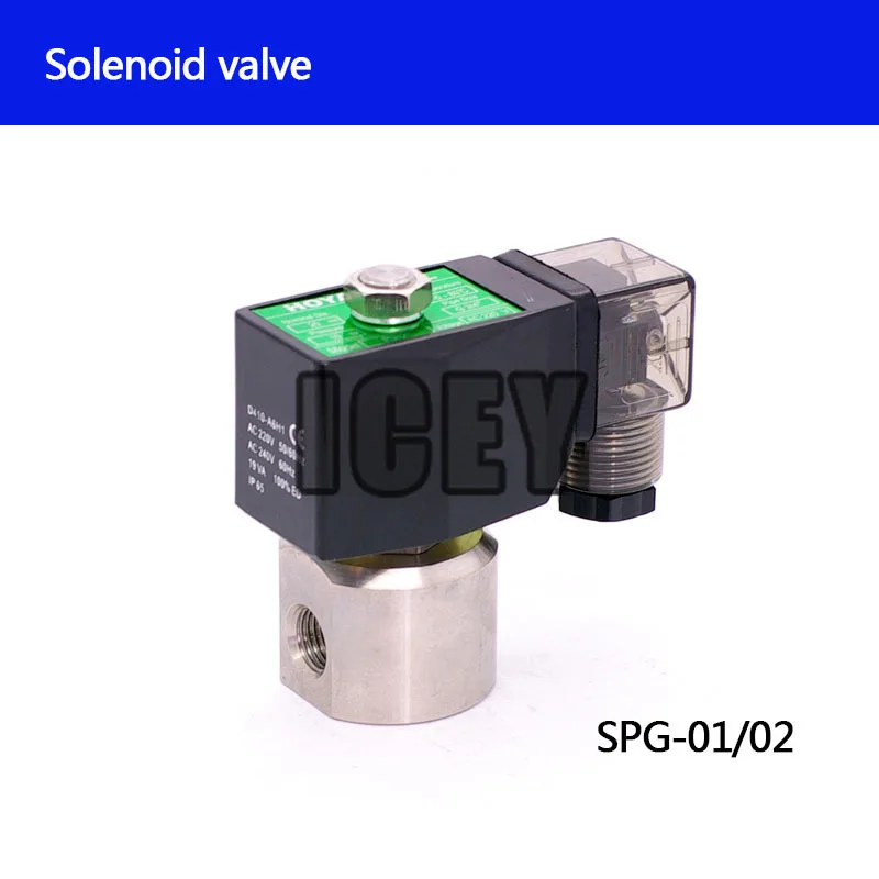 SPG-01/SPG-02 2 way water high pressure solenoid valve 200bar/100bar 1/4