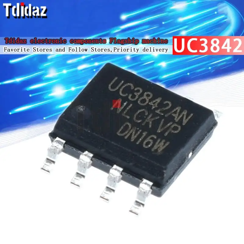 10PCS UC3842 SOP8 3842B SOP UC3842A UC3842B 3842 SOP-8 SMD new and original IC Chipset