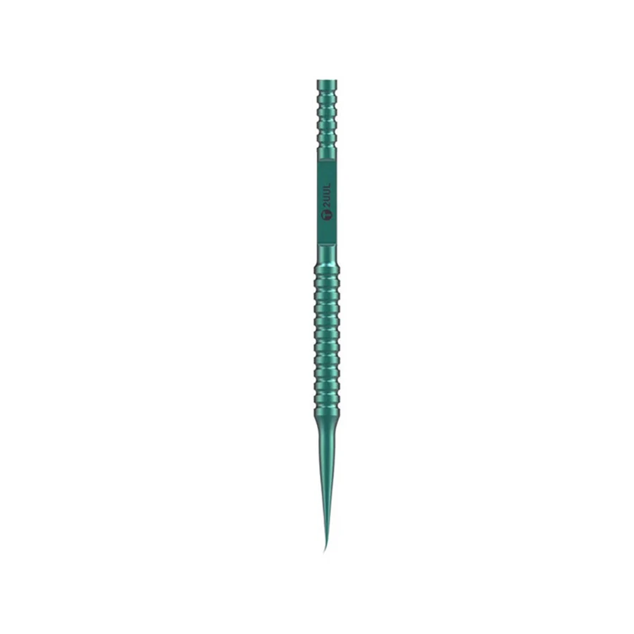 2UUL Titanium Alloy Tweezers Curved Straight Tip Edge Precision Fingerprint Tweezers For Motherboard Wire Jump Micro Repair