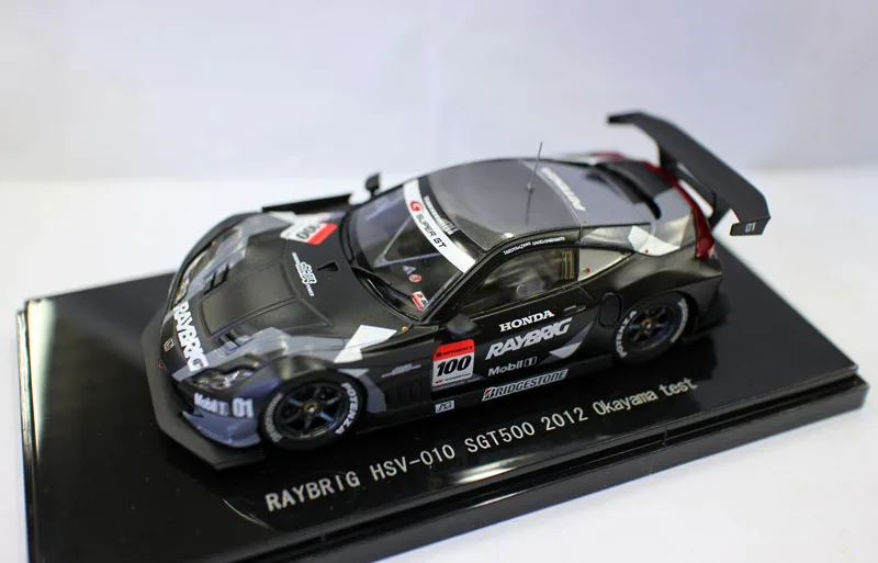 Ebbro 1/43 Scale Super GT Raybrig HSV-010 SGT500 2012 Okayama Test Racing car model for collection Resin