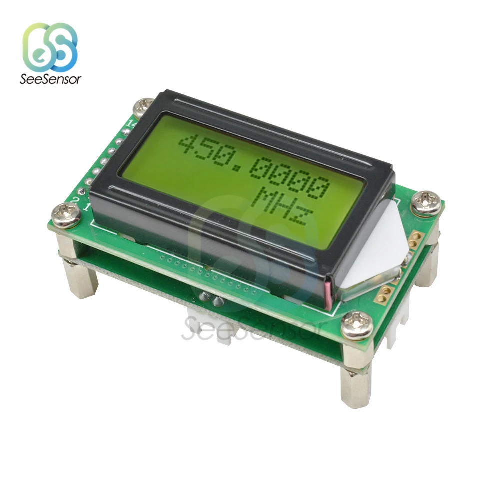 1MHz-1.2GHz RF Frequency Counter Tester PLJ-0802-E Digital LCD screen display Meter For Ham Radio DC 9-12V