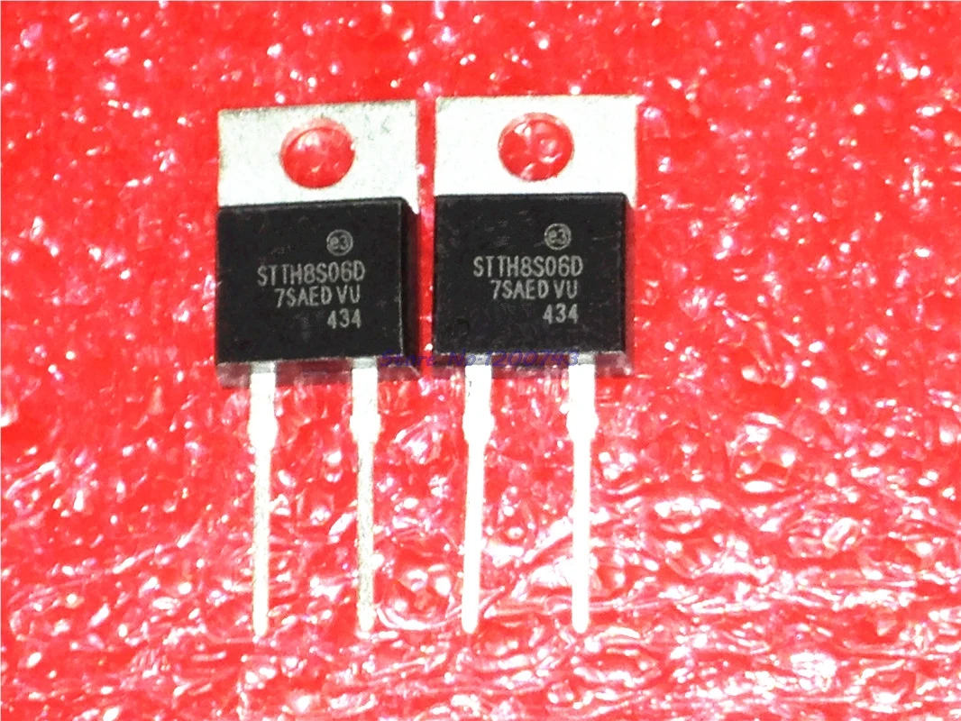 10 Cái/lốc STTH8S06D Đến-220-2 STTH8S06 TO220-2 TO220 Hồi Phục Nhanh