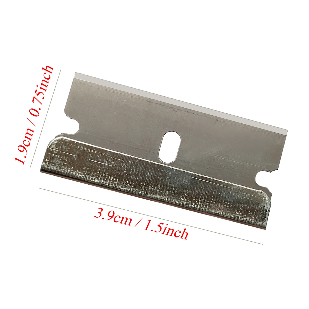 CNGZSY 100PCS Carbon Steel Razor 1.5\