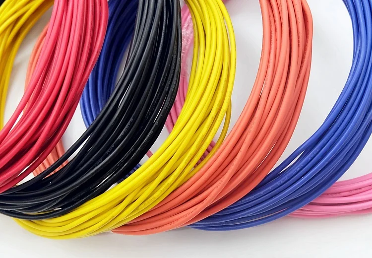 1M Electronic Wire 18AWG Copper Cable OD 2.0mm PVC Insulated Wire Lamp Lighting Cable Cord LED DIY Line Multicolor 300V UL1007