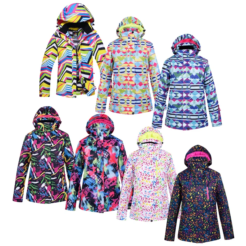 

cheap Girls Snow clothes snowboarding Jackets waterproof windproof breathable winter mountain ski Coat women costume winter warm