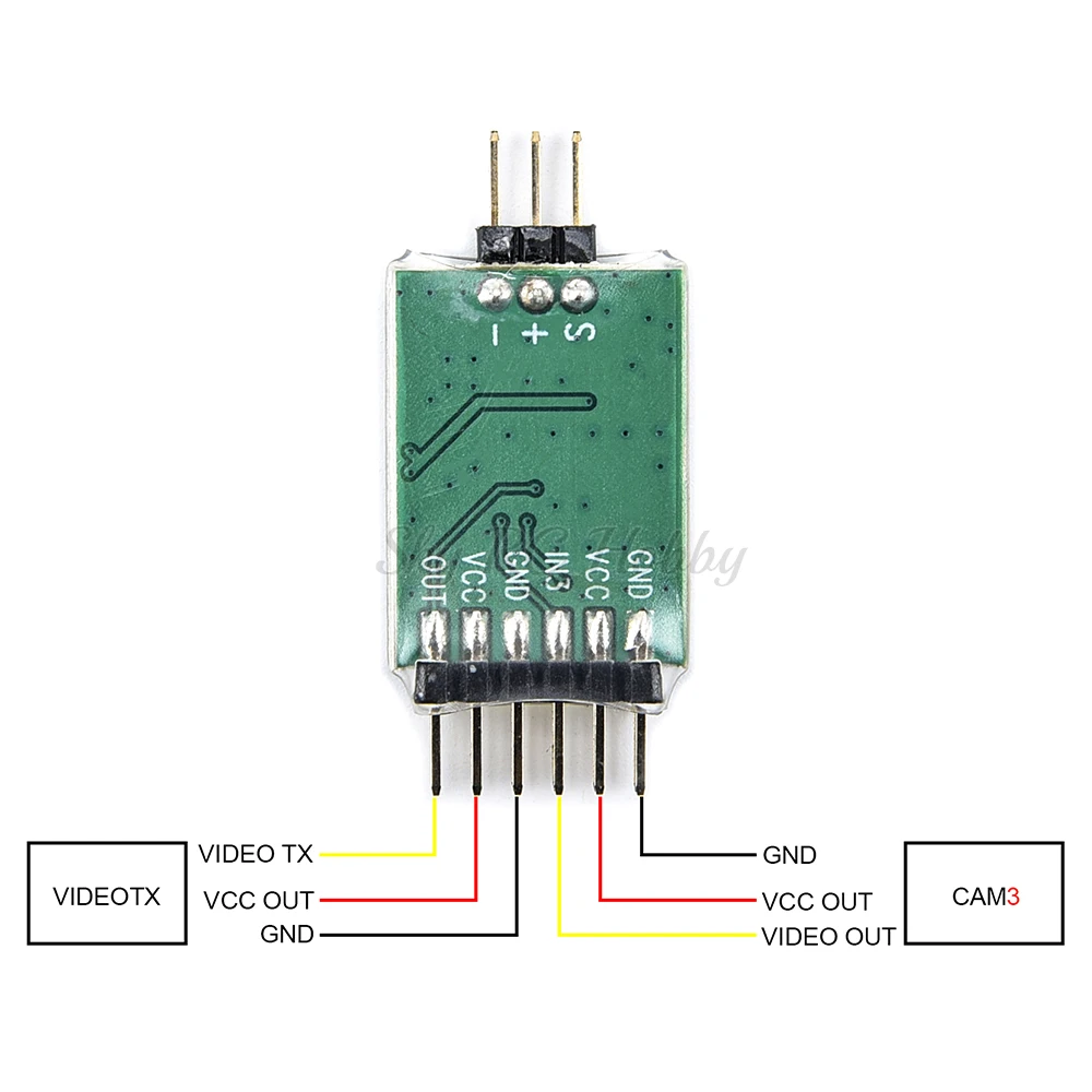 NEW 1PCS 5.8G 3 Channel Video Switcher Module 3 way Video Switch Unit for RC FPV Camera Parts