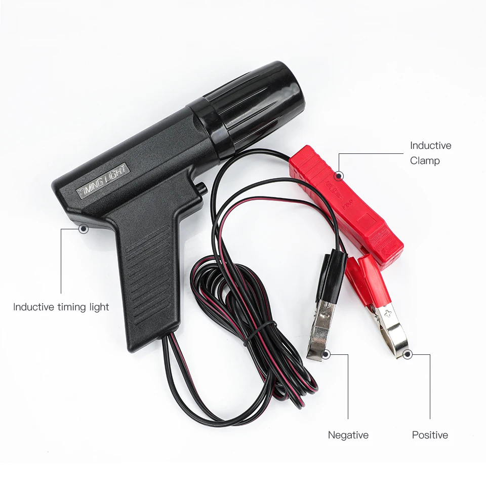 12V Car Engine Timing Light Ignition Timing Gun Light Strobe Detector Car Repair Tool Power Tester For Car Motorcycle Marine