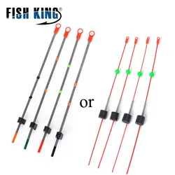 FISH KING winter stainless steel ice fishing top 155mm/170mm 20 pieces/bag handle portable outdoor fishing tackle