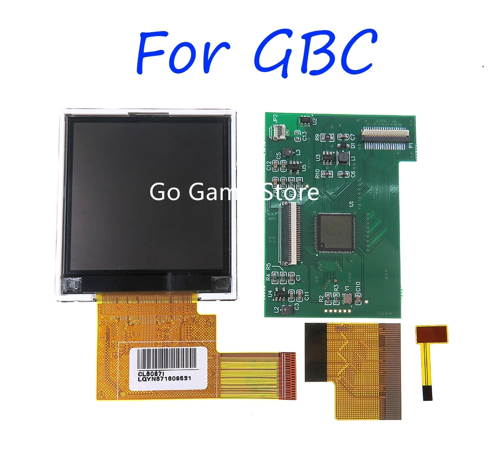 1set for GBC modified highlight LCD touch screen, for Nintendo Gameboy color 5-segment adjustable brightness LCD display