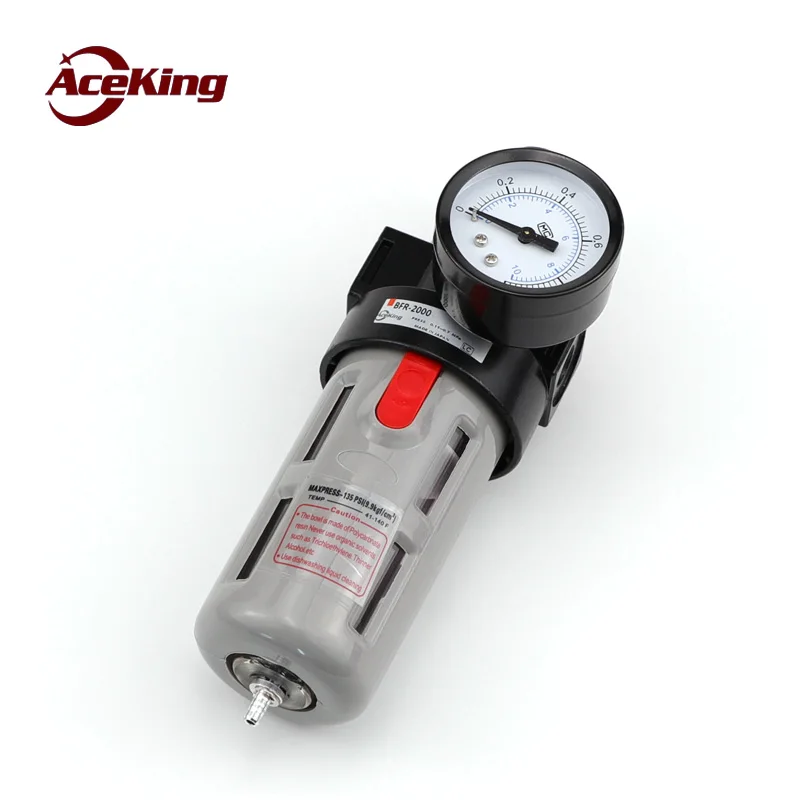 

Air compressor air source treatment oil water separation pressure regulator filter bfr2000/300/4000 regulating valve