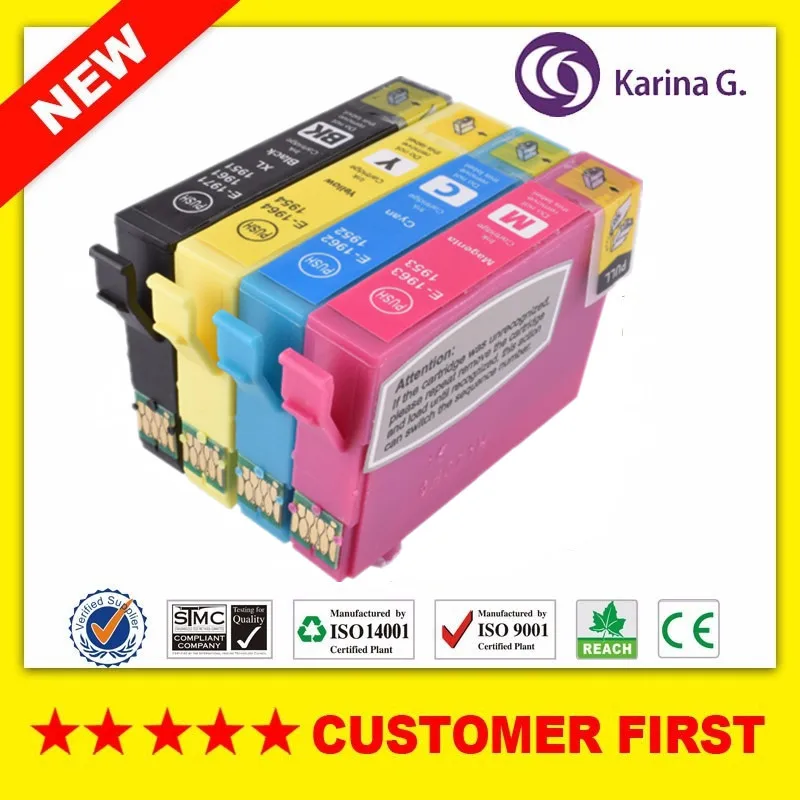 Compatible for T1971 T1961 T1951 Ink Cartridge Suit For Epson XP-101 XP-201 XP-211 XP-401 XP-204 XP-104  XP-411 XP-WF-2532 etc.