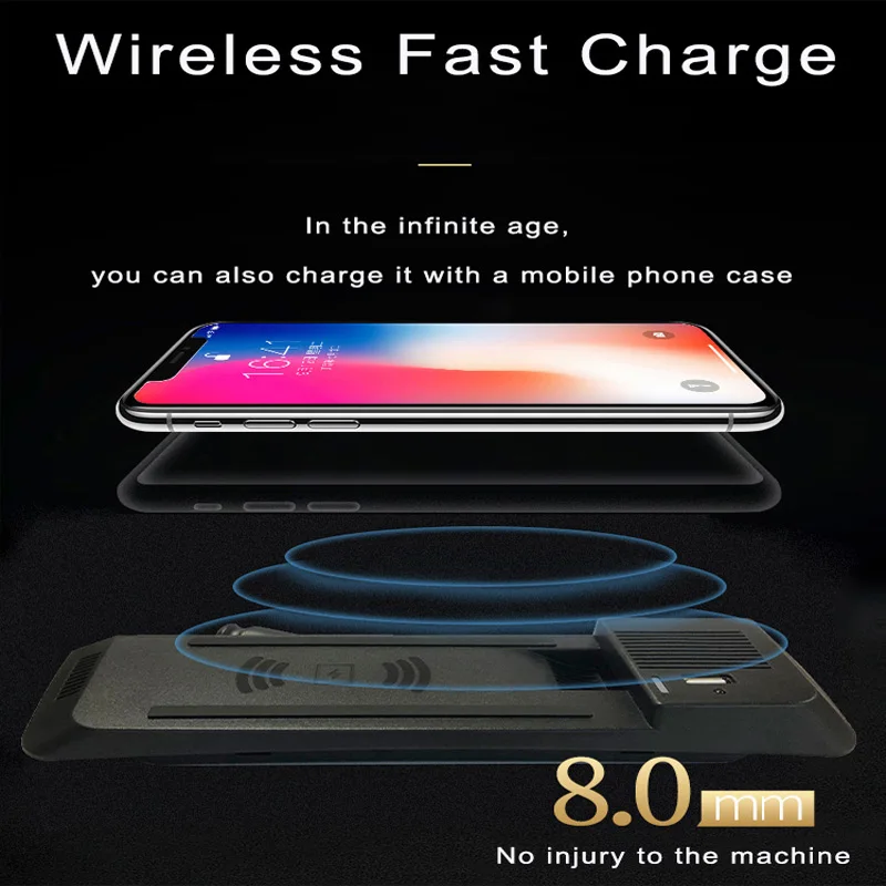 Wireless Charger For Audi 2008-2016 A4 S4 RS4 A5 S5 RS5 Q5 SQ5 B8 Mobile Phone USB Charger Charging Holder Car Accessories