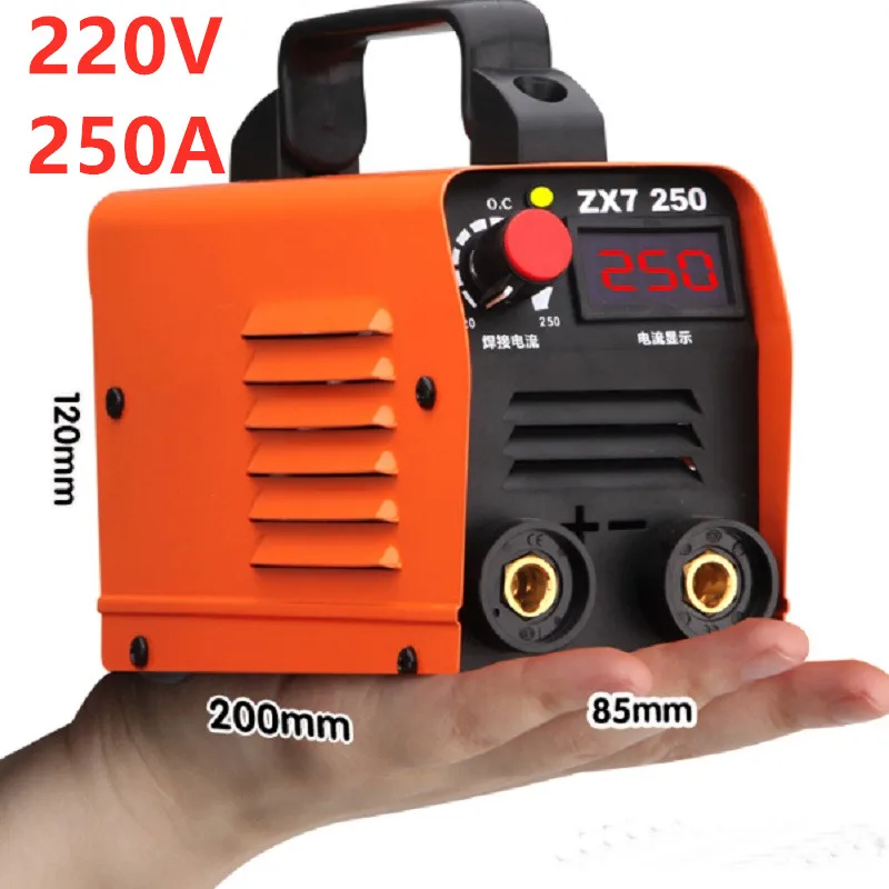 220V 250A Cheap Portable  Inverter Welding Machines ZX7-250 Household Pure Copper IGBT Electricity Welderg Tool 1.5 Meter Cable