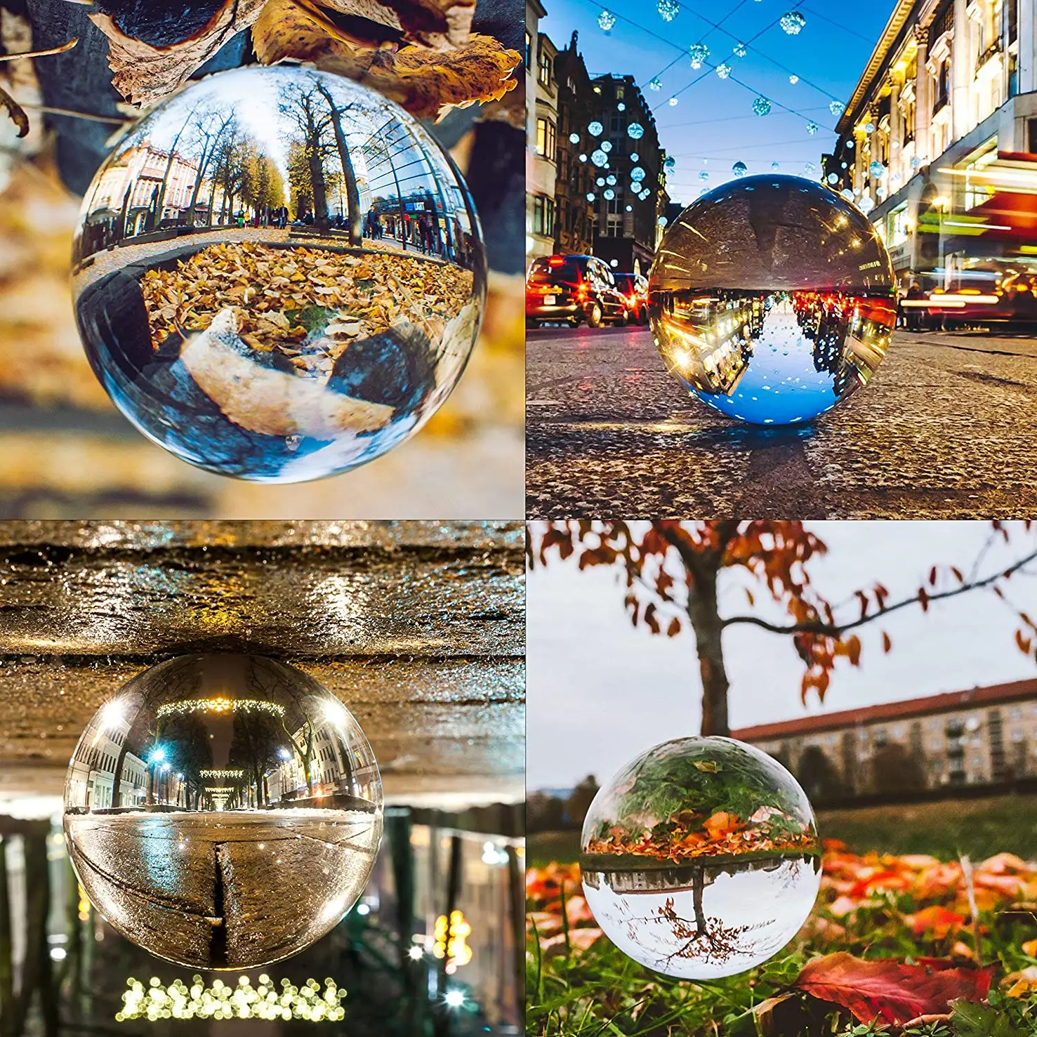 Nguyên Chất Thấu Kính Pha Lê Bóng 60Mm Photopraphy Lensball Cao Cấp Hình Quả Cầu Thủy Tinh Cho Điện Thoại Và Máy Ảnh