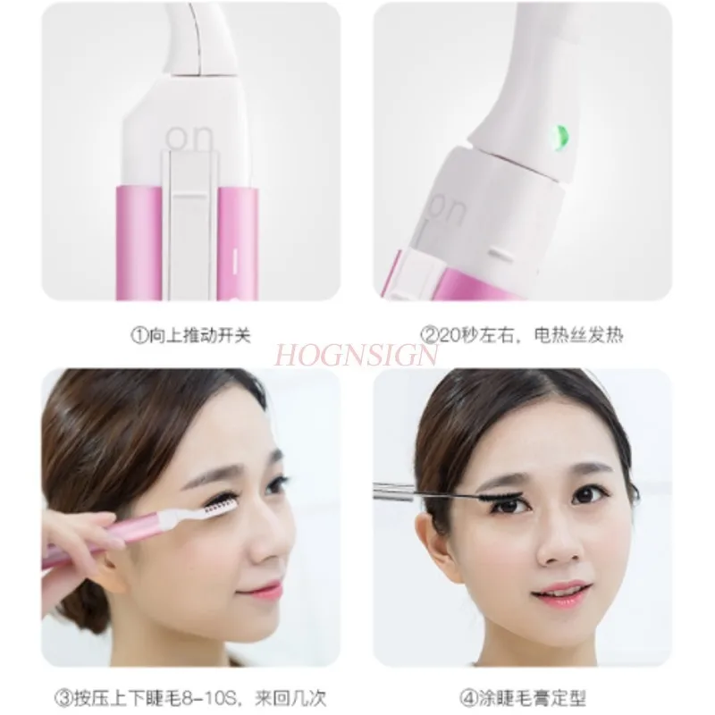 بيرم رمش بكرة الشعر مشبك كهربائي الساخن العين العين الشعر التدفئة تشكيل سريع طويل الأمد حجم فرشاة ساخنة قطعة أثرية بيع