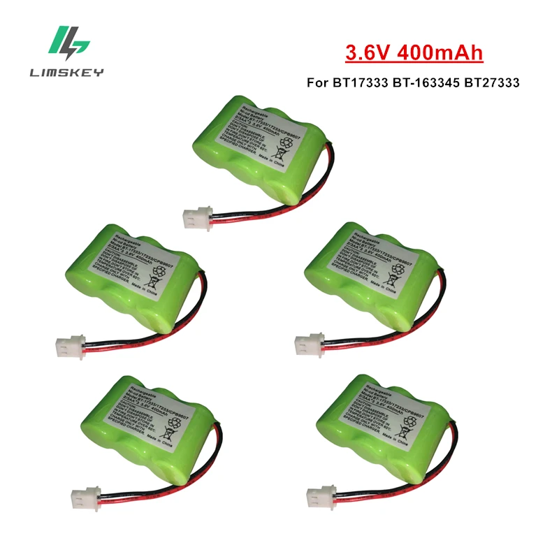 10 sztuk 3.6V 400mAh ni-cd baterii dla Vtech BT-17333 BT-163345 BT-27333 2/3AA 3.6V akumulator BT17333 BT163345 BT27333