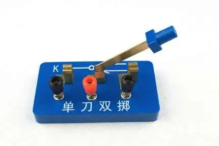 Single-pole double-throw switch magnetic electric demonstration box teacher's version switch physics electrical experiment