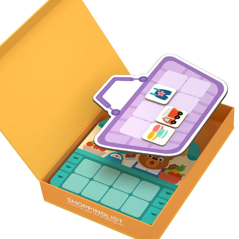 Jeux de table interactifs parent-enfant, jouets d'apprentissage pour enfants, liste de courses, puzzle, formation à la pensée, nouveau