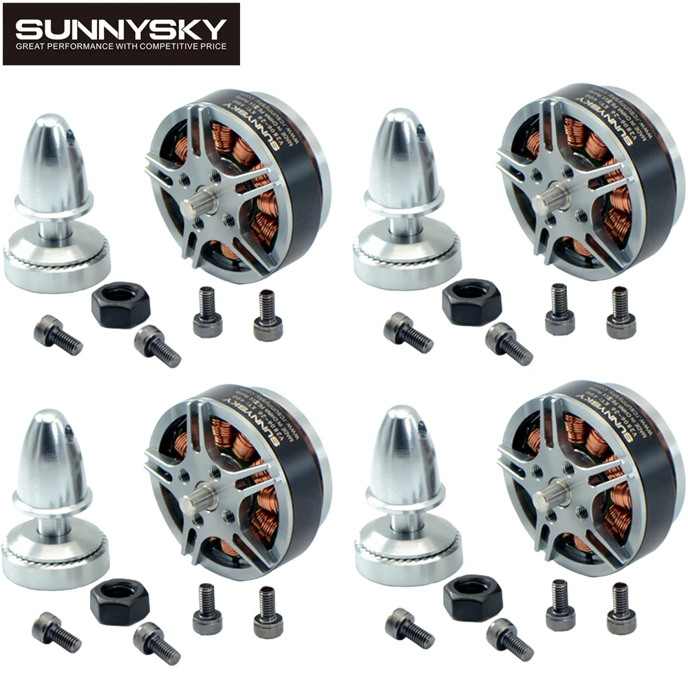 4pcs/lot Sunnysky V2806 400kv/650KV 4-6S Disc Motor For RC Aerobatic Aircraft Quadcopter Multi-rotor Mini Drone Accessories Toy