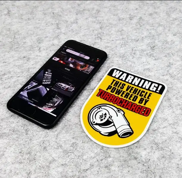 ملصق تحذير للسيارة والدراجات النارية ، ملصق فينيل عاكس مضحك للسيارات والدراجات النارية