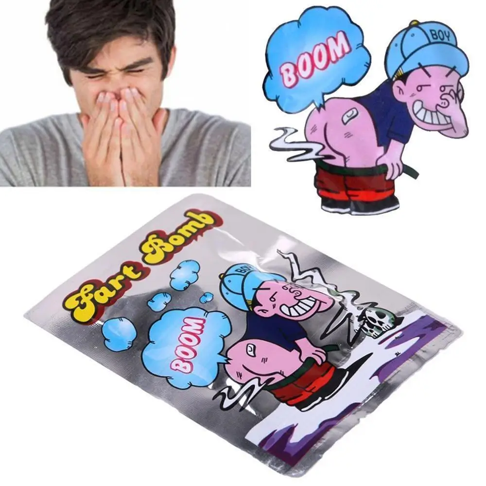 Funny peido bomba sacos novidade peido bomba sacos de segurança e não-tóxico piadas malcheirosas pacote complicado brinquedos