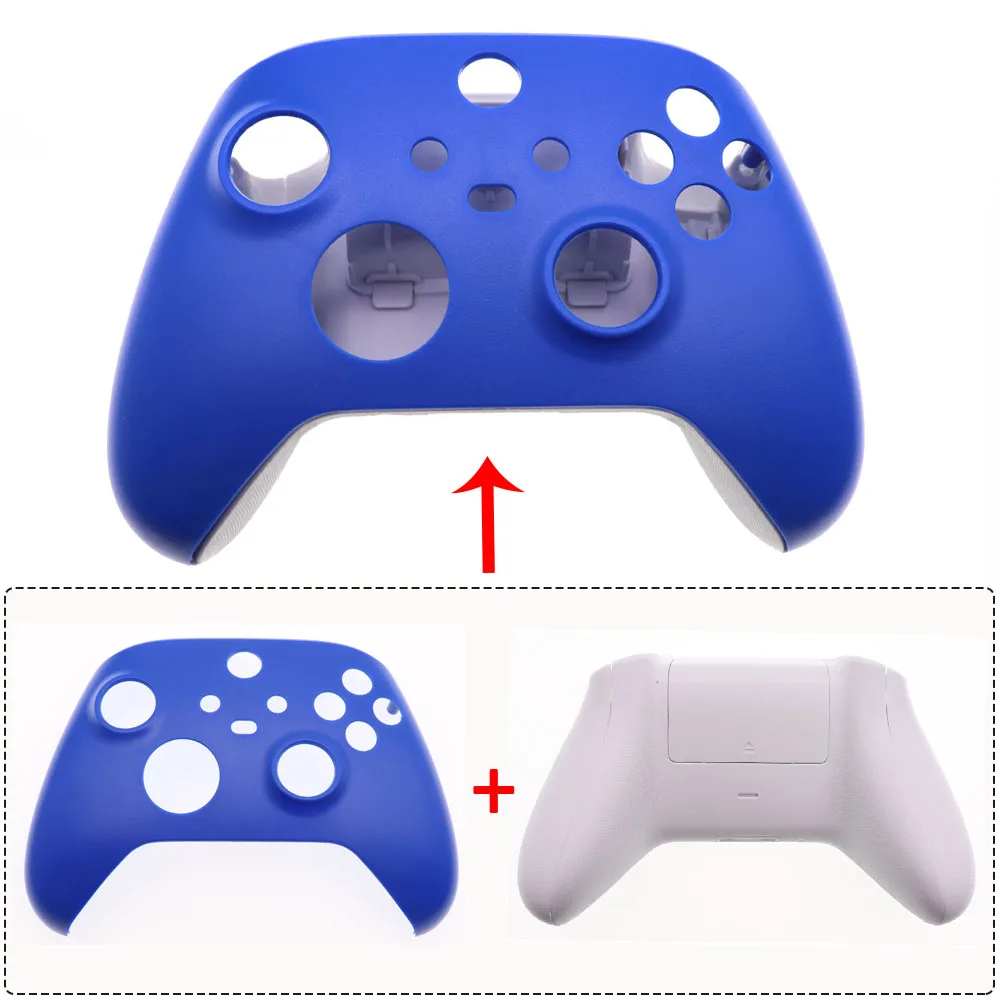 Ersatz Gehäuse Shell für Xbox serie X S Controller Front Zurück fall Top bottom Shell Oberschale Cover