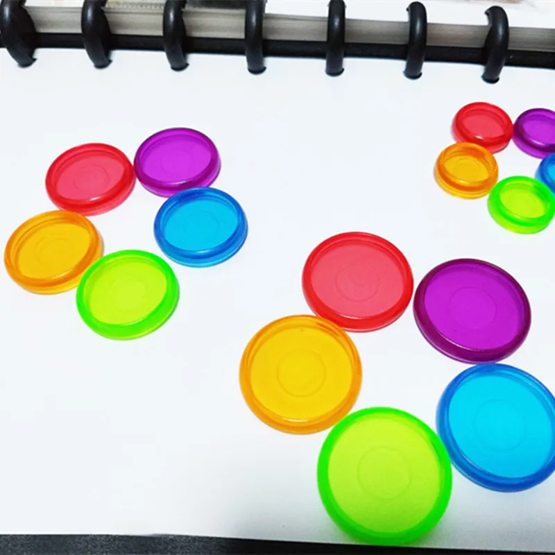 Bộ 100 18Mm/0.75Inch Ràng Buộc Nhẫn Discbound DiscsMushroom Lỗ Đĩa Chất Kết Dính Cho Máy Tính Xách Tay/Nhà Quy Hoạch Diy Rời lá CX19-004