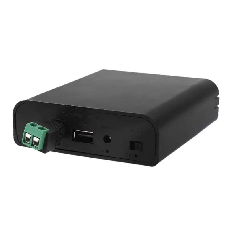 USB DC 8V-24V uscita 4x18650 batterie scatola di alimentazione fai-da-te caricabatterie rapido per cellulare WiFi Router luce LED telecamera CCTV