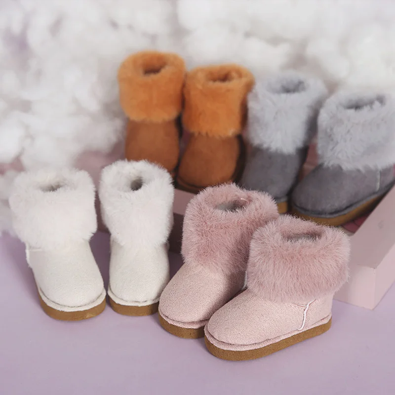 Fashion Bjd Doll Snow boots Shoes Bjd Doll Accessories winter boots  Candy Color For 27-30cm 1/6 Bjd SD Yosd Myou Doll