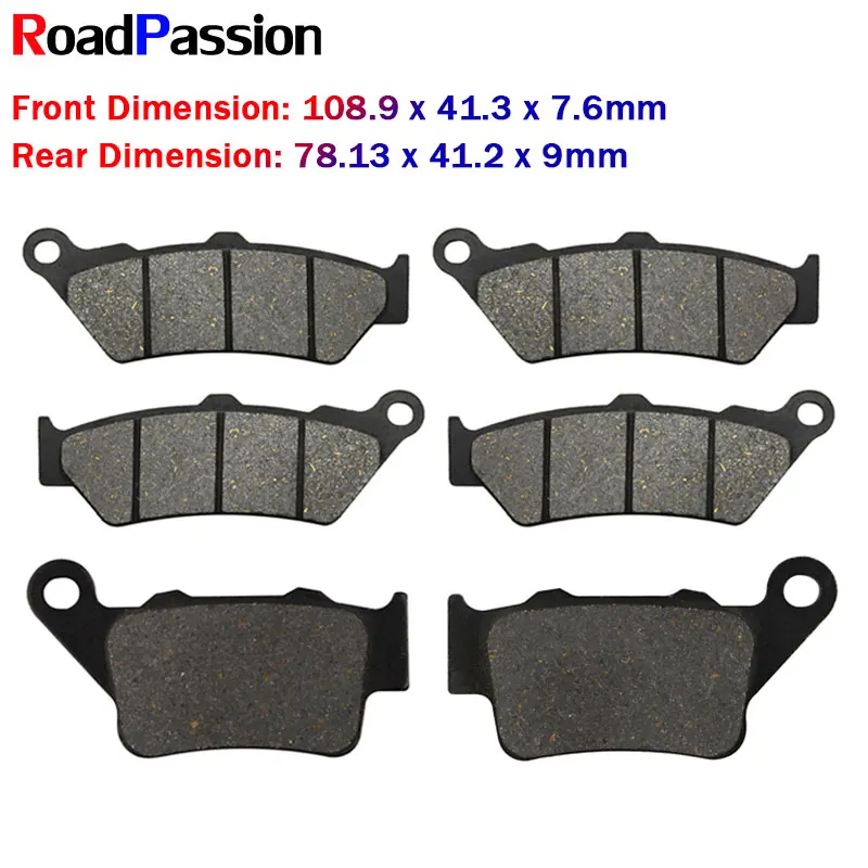 Motorcycle Front Rear Brake Pads Disks For BMW C1 125 200 G650X F700GS F750GS F800GS F850GS F650CS F650GS F650ST G650GS F650ST