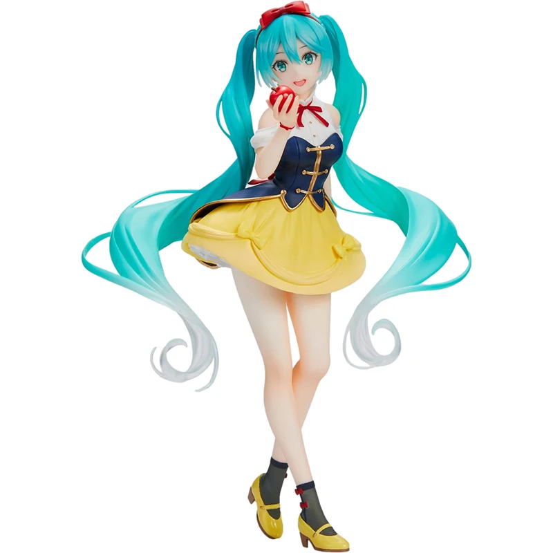

Original Anime Vocaloid Shiryukihime Hatsune Snow White Princess Hatsune Miku PVC Action Collection Model Kids Toys New Spot