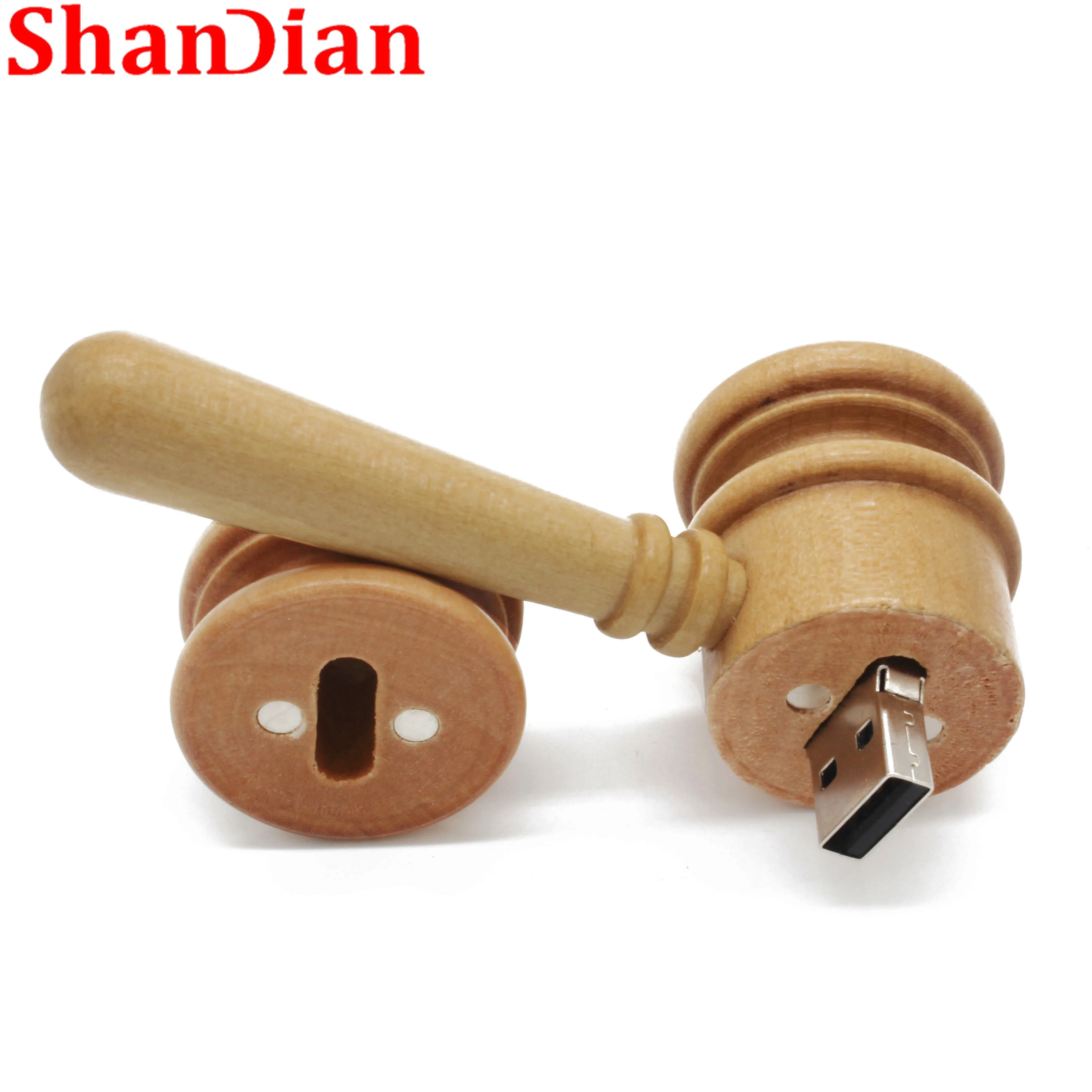 مابل هامر خشبي-محرك أقراص فلاش USB 2.0 ، دعم ذاكرة 4 جيجا بايت 8 جيجا بايت 16 جيجا بايت 32 جيجا بايت 64 جيجا بايت 128 جيجا بايت ، سعة حقيقية 100%