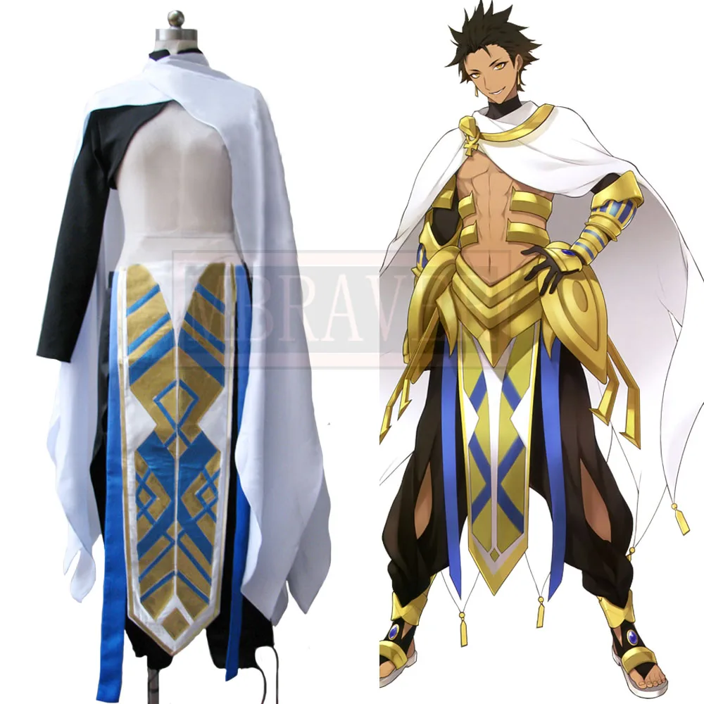 

Fate/Prototype Fate/Grand Order FGO Ramesses Ⅱ Ozymandias Cosplay Costume Halloween Christmas Party Uniform Costom Made Any Size