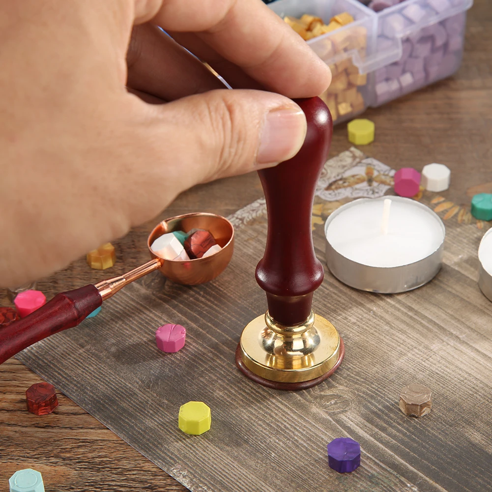 25มม.โบราณ Letter Sealing Wax หัวแสตมป์ DIY Scrapbooking งานแต่งงาน Diary อัลบั้มรูปเครื่องมืองานอดิเรกเฉพาะแสตมป์