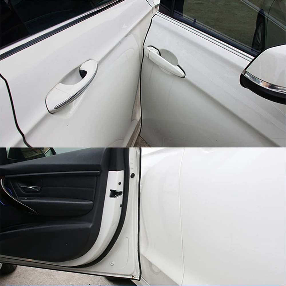 5M/10M U Type Universal Car Door Edge Guards Trim Styling Moulding Protection strip Scratch Protector For Car Vehicle