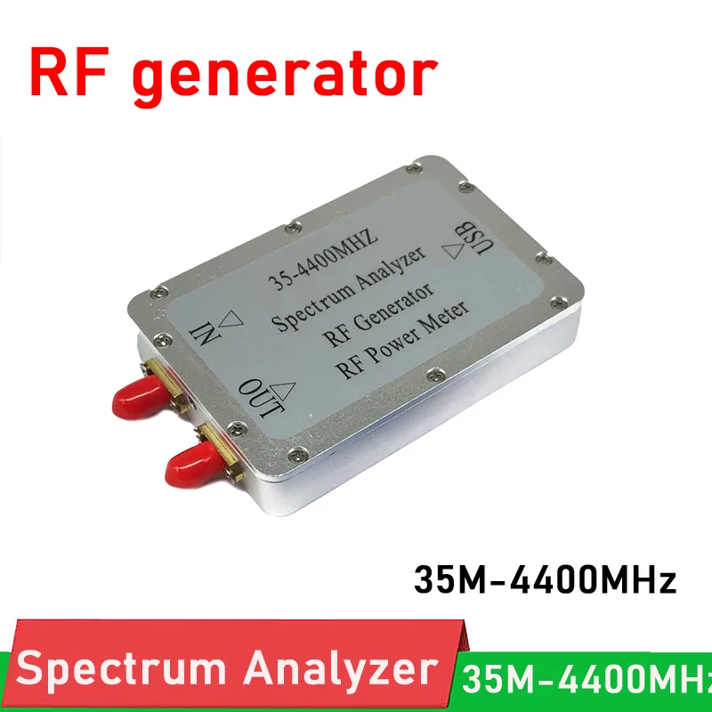 DYKB-Générateur Signanl, Analyseur Simple, Source de Balayage de Fréquence, Compteur de Puissance RF, USB PC, Contrôle Logiciel, 35-4400Mhz